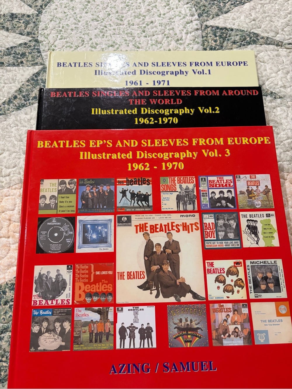 The Beatles Illustrated Discography Vol.1-3 Hardcover Books